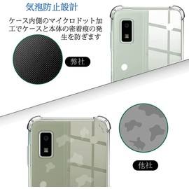Wekrsu Compatible AQUOS wish2 SH-51C / AQUOS wish SHG06h Case, Flexible TPU Cover, Fully Transparent, Heat Dissipation, Anti-Yellowing, Full Protective Cover, Shockproof, Drop and Scratch Prevention,