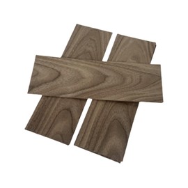 1mm Thick Unfinished Walnut Veneer Pack 10cmx30cm (10PCS) for Marquetry, Inlay and Woodworking Projects, Untreated Wood Sheets for Crafts