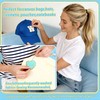 NICEVINYL Self Adhesive Chenille Patches：132PCS Blue Pre-Sort Varsity Letter Patch