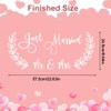 Just Married Car Sticker, Wedding Car Decoration, Wedding Decoration for