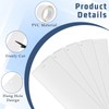 5 Pack 82.5" x 3.5" PVC Vertical Blind Replacement Slats,