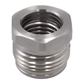 Thread Chuck Insert/Adapter Compatible with NOVA lathe External 38mm insert Type chuck,1 Inch 8 TPI.