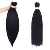 Pre Stretched Braiding Hair 16 Inch, 8 Packs Professional Braiding