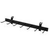 SSWBasics Multi-Hook Black Belt & Tie Rack - Pack of