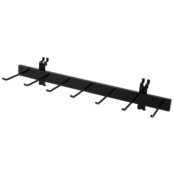 SSWBasics Multi-Hook Black Belt & Tie Rack - Pack of