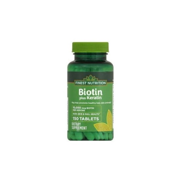 ZZP Finest Nutrition Biotin + Keratin 150 Tablets