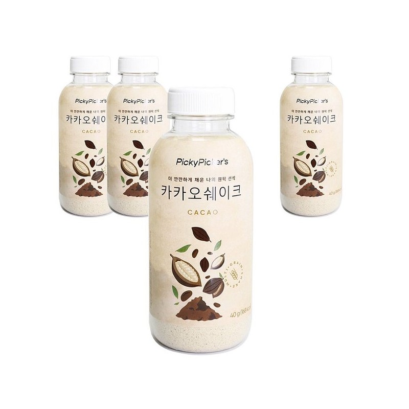 선식 카카오쉐이크 원픽 카카오 쉐이크 40g 4개 원픽선식 Diet Cocoa