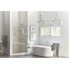 Progress Lighting Blanco LED Collection 22" Etched White Glass Luxe