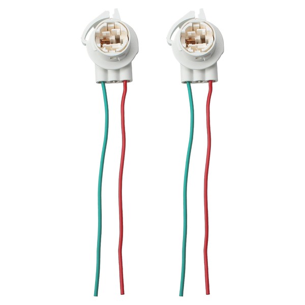 MOTOALL 3156 2-Wire Harness Pre-Wired Sockets As Repair Install LED