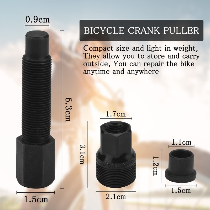 Crank Puller Bicycle, TNSLAND Bottom Bracket Tool Bicycle Crank Puller,