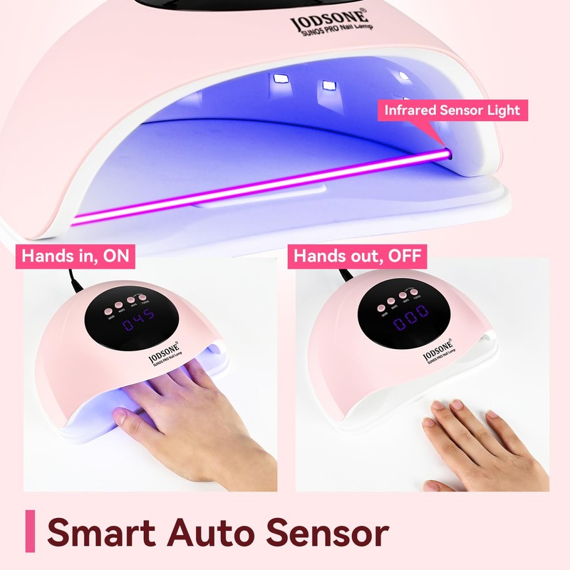 JODSONE Quick U V LED Nail Lamp with 4 Timer