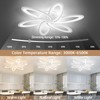 SEABLE Modern LED Light, 6+1 Rings 93W Dimmable Fixture 29.5"