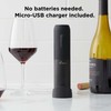 Rabbit Compact Electric Corkscrew Wine Bottle Opener | Cordless and