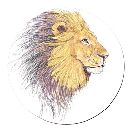 Fashion Jewelry UNIQUE lion head animal  Pendant on DIAMOND Cut 925 Sterling Silver 20" Necklace