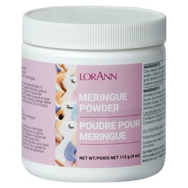 LorAnn Oils Meringue Powder – Gluten-Free, Kosher & Nut-Free – Essential for Royal Icing, Baking & Decorating – No Artificial Colors – Perfect for Cookies & Cakes - 4oz