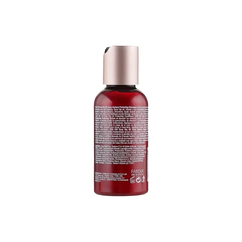 Shampoo Para Cuidado De Color Chi Rose Hip Oil 59ml