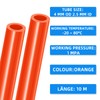 ERGAOBOY Orange 10M Polyurethane PU Air Hose Pipe Kit, 4mm