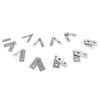 Accusize Industrial Tools 1/8'' Thickness 10 Pairs Precision Parallel Sets,