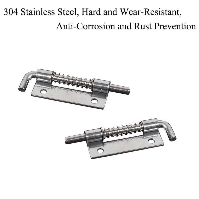 8671A right, charnière à goupille plate en acier inoxydable 304