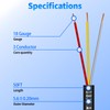 18/3 Solid Sprinkler System Wire 50ft, 18 Gauge Irrigation Wires