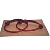 Matching minimalist red adjustable paracord bracelets, family, couples, and good
