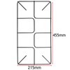 SPARES2GO Flat Gas Hob Pan Support Grid for Baumatic Oven