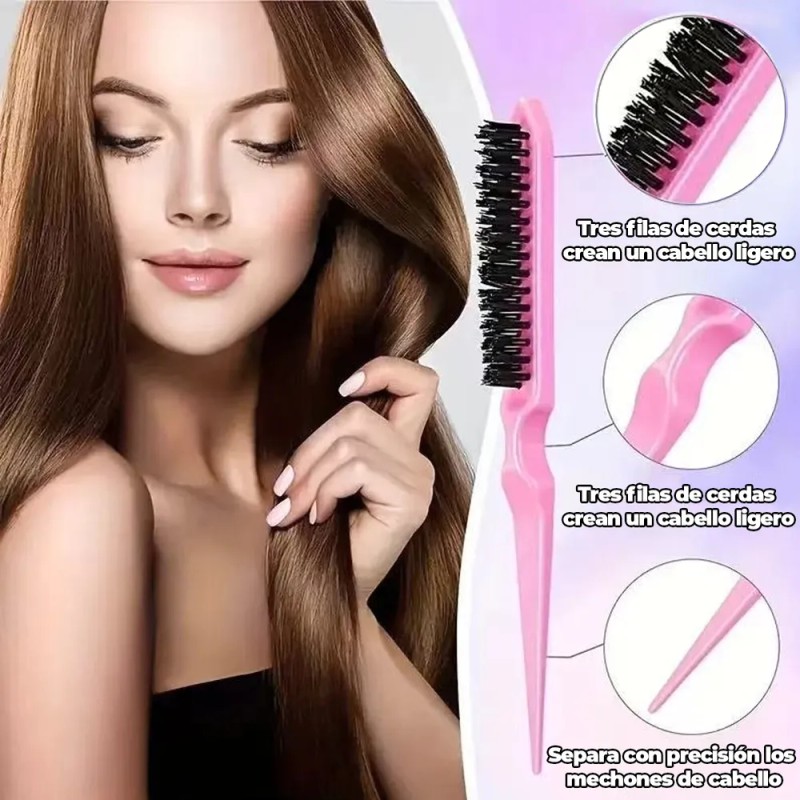 14 Cepillo Kit De Pelo Y Peine Y Gorro De