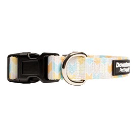 Downtown Pet Supply - Best & Fancy Dog Collar - Lightweight Adjustable with Quick Buckle & D-Ring - Hand Wash Safe - Chevron - Medium