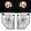 HECASA Pair Headlights Compatible with 2008-2012 Jeep Liberty Replacement for