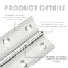 Pack of 8 Hinges Foldable 75 mm x 50 mm,