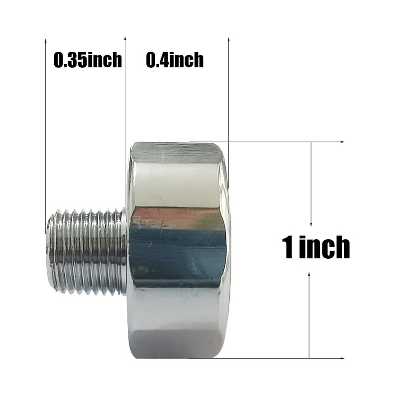 Aopkeo 1 inch Pressure Gauge Mini Micro Manometre 1/8NPT for