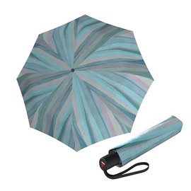 Knirps A.200 Medium Duomatic Windproof Rain Umbrella for Adults in Soft Mint – Automatic Open Close Design, 38.5" Wind Resistant Canopy, Durable Steel Frame, Travel Case Included