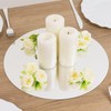 16 pcs 16-Inch Round Glass Mirrors for Centerpieces Table Decorations