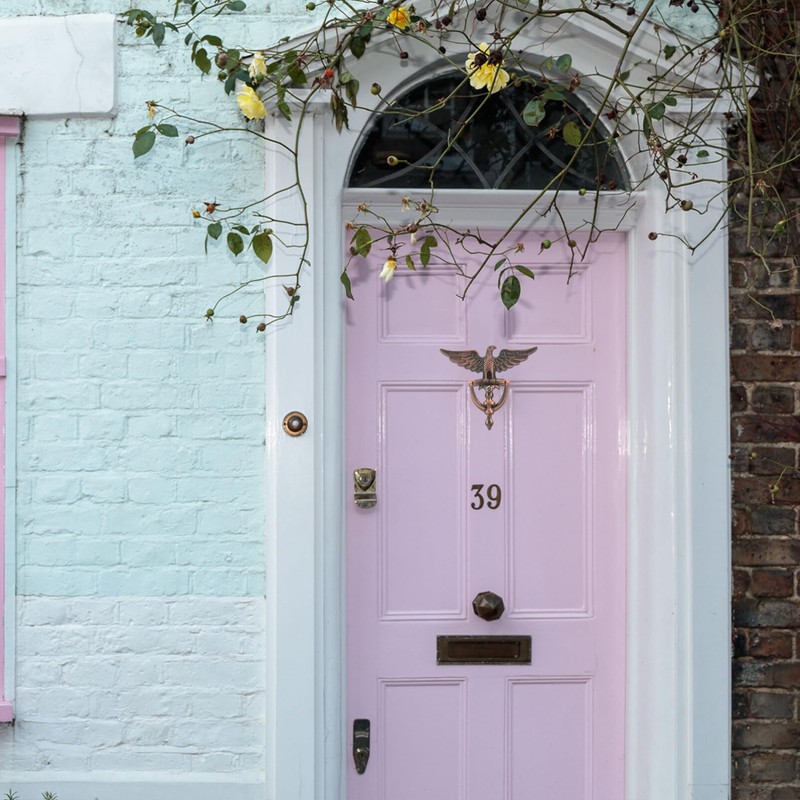 Uonlytech Door Knocker Rustic Eagle Head Front Door Knocker Security