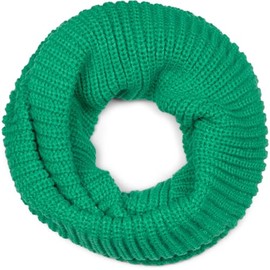 styleBREAKER Fine Rib Knitted Scarf, Plain Loop Scarf, Unisex 01018112 - Loop