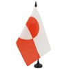 Greenland Table Flag 5'' x 8'' - Denmark - Greenlander