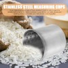 HEMOTON Edelstahlbehälter 2 Stück Edelstahl-Messbecher Mit Backmessbehälter 250 Ml Mehlbehälter