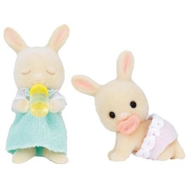 シルバニアファミリー 人形 みるくウサギファミリー みるくウサギのふたごちゃん