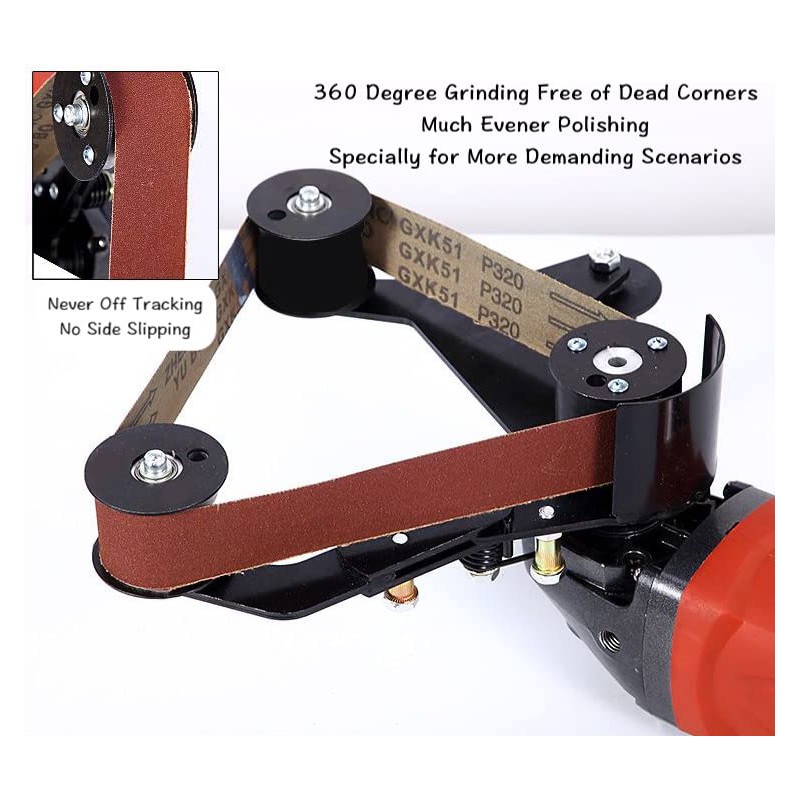 Belt Sander Adapter 5/8-11 UNC for Angle Grinder Attachment Pipe