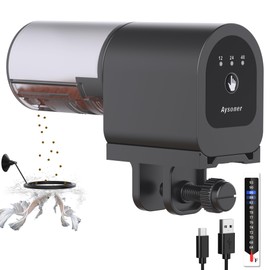 Aysoner Automatic Fish Feeder for Aquarium: Fish Food Vacation Feeders - Small Auto Dispenser for Feeding Betta Turtle Tank