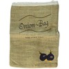 GSD 80 012 Onion Bag Non Woven of Linen/Fleece, Brown
