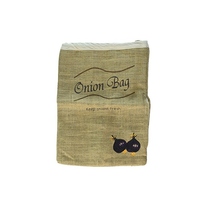 GSD 80 012 Onion Bag Non Woven of Linen/Fleece, Brown