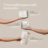 Elementa Toallitas Desmaquillantes Individuales, Toallitas Húmedas para Desmaquillar Ojos y