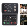 2 Channels Sound Card Mixer, High Accurate USB Sound Console