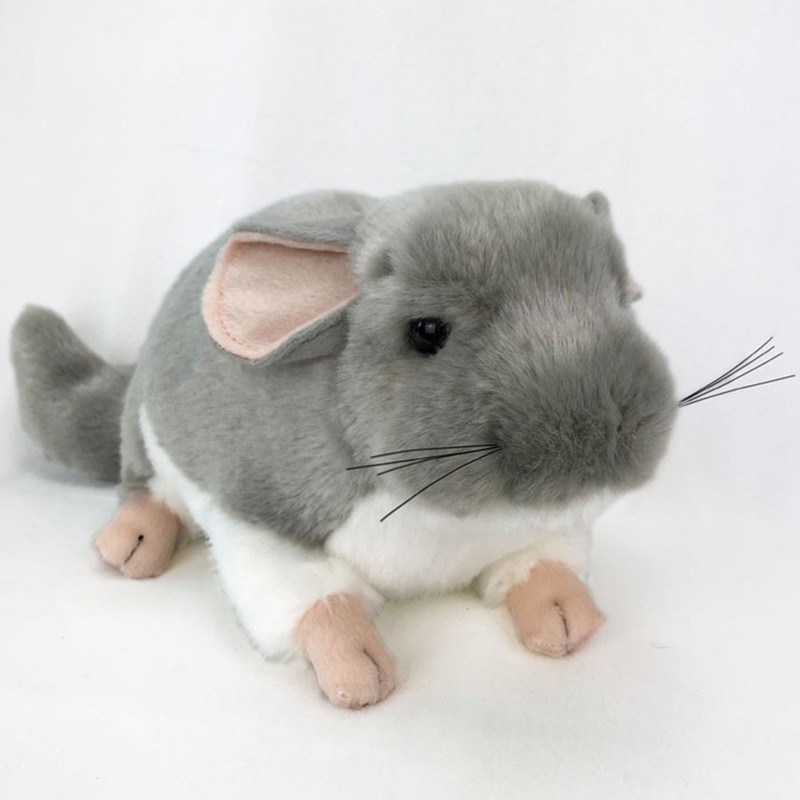 Cute Simulation Chinchilla Plush Toys Simulation Rat Mouse Soft Stuffed