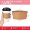 VPACKDUO 16 oz 100 Pack Disposable Paper Coffee Cups, To