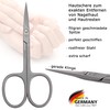 Drei Schwerter Cuticle Scissors, Straight Blade, Ideal for Exact Removal