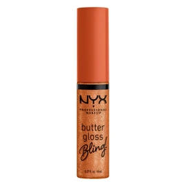 Nyx Professional Makeup, Butter Gloss Bling, Brillo de Labios, Tono Pricey (naranja)
