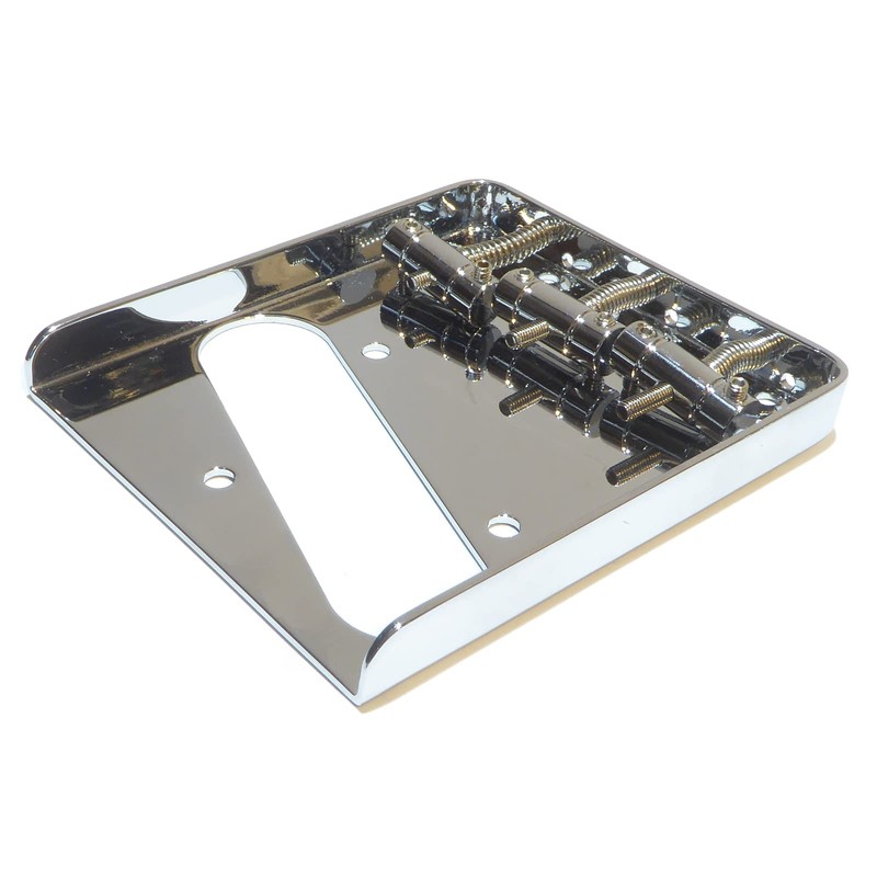 Telecaster Electric guitar bridge in chrome, ashtray type tele