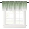 Anzona Curtain Valance 42" x 18", Sage Green Window Valances